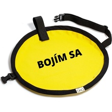 Funky Dog žltá vestička Bojím sa