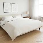 vidaXL Тежко одеяло Бяло 200 x 220 cm 13 kg 100% Памук 205T (3443003)