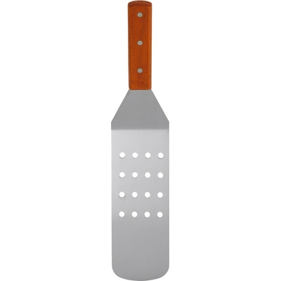 TECHNICA Obracačka s drevenou rukoväťou perforovaná 370x73 mm | TECHNICA Pizza Line