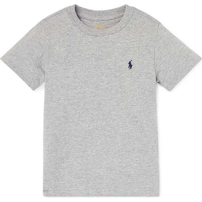Detské bavlnené tričko Polo Ralph Lauren šedá melanžový