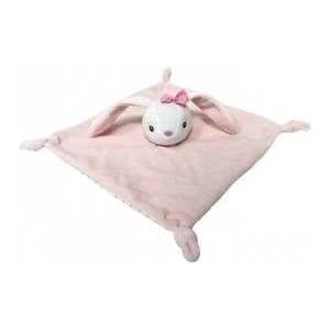 Tulilo BLANKET - 93164 - MILUS - BUNNY - WHITE/PINK - 25 cm