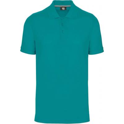 Designed To Work pánská nežmolkující polokošile Finish Teal Blue