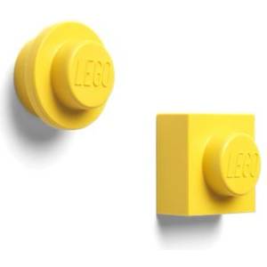 LEGO Магнит, 2 различни форми, lego, жълт 40101732 (40101732)
