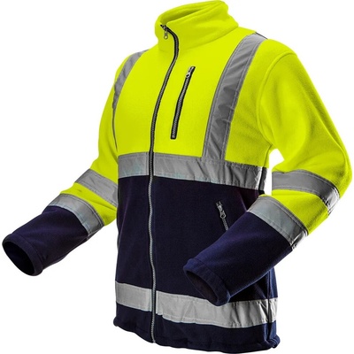 Neo Tools Vysoce viditelná polar fleece bunda žlutá