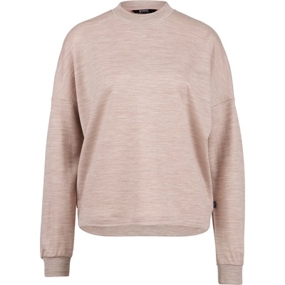 Stoic Дамски вълнен пуловер Stoic Women's MerinoTerry250 BaraSt. Pullover Merino jumper - Shadow Rose Melange (105-7181-0313)