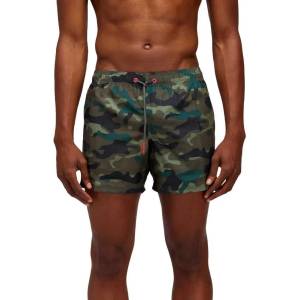 Sundek Бански гащета Sundek Camou swimming shorts - Green (Deep Forest)