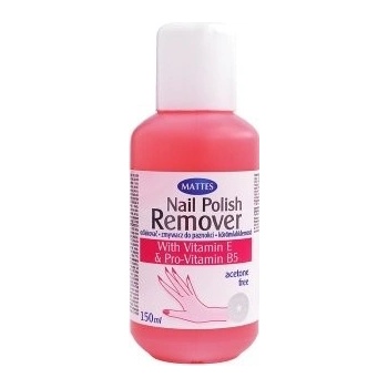 Mattes Spevňujúci odlakovač na nechty s vitamínom E a pro-vitamínom B5 150 ml
