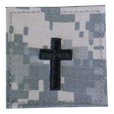 MILITARY RANGE Nášivka VOJENSKÝ KŇAZ velcro ACU DIGITAL