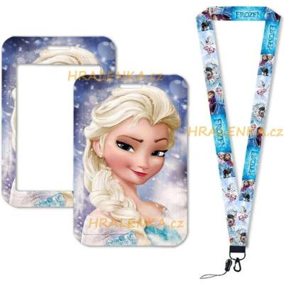 Šňůrka na krk 24120 s cedulkou Ledové království ELSA