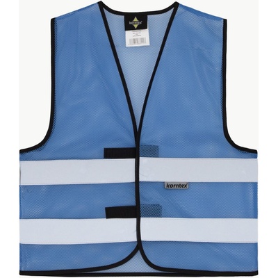 Korntex HI-VIS KXQ THESSALONIKI / Лятна светлоотразителна мрежеста жилетка - синя XXXL/4XL (76KXQ2023z7)