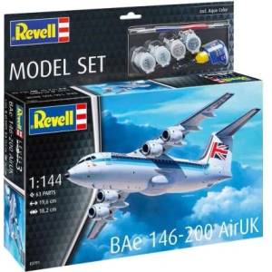 Revell ModelSet самолет 63791 - BAe 146 (RJ85) (1: 144)