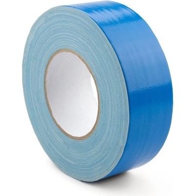 Hladká textilní páska WT-5561 – textil potažený PE, světle modrá, 25 mm × 50 m
