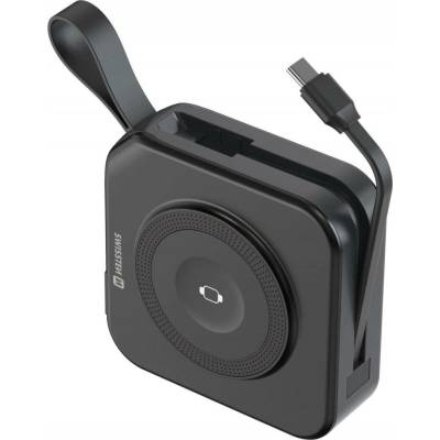 Swissten power bank ALL-IN-ONE PRO s výměnnými vidlicemi (USA, EU, UK) 10000 mAh 20W černá 22013978