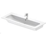Duravit ME by Starck - Мивка 123x49 см, с преливник, отвор за смесител, DuraShield, матово бяло 236112AC00 (236112AC00)