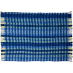 Hübsch Синьо одеяло със смес от вълна 140x200 cm Loom - Hübsch (442102)