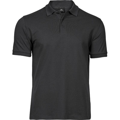Tee Jays 1405 pánske luxusné elastické polo tričko sivé dark