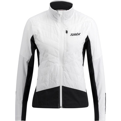 Swix Дамско яке за ски бягане Swix Women's Nordic Warm Hybrid Jacket Cross-country ski jacket - Bright White (103-2745-0113)