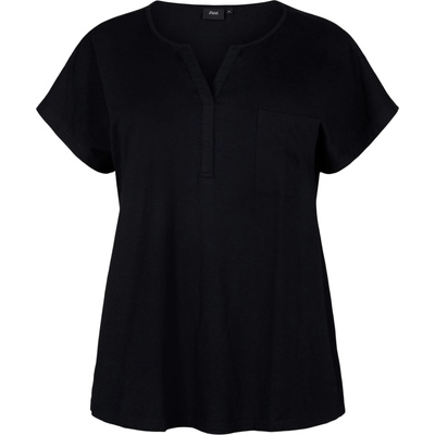 Zizzi Тениска 'RILEY' черно, размер M