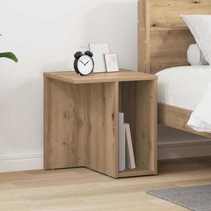 vidaXL Крайна масичка Дъб 37 x 32 x 40 см Инженерна дървесина (891094)