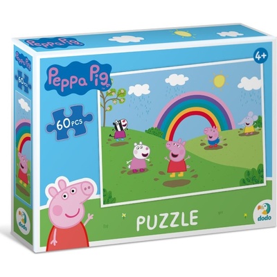 DODO Prasátko Peppa Duhové radovánky 60 dielov