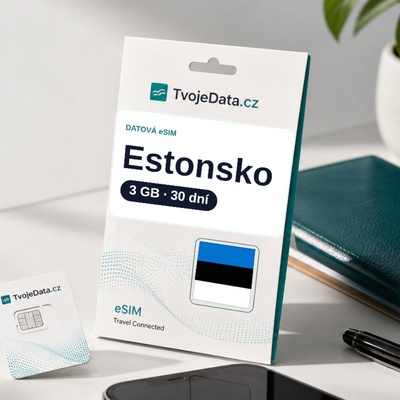 eSIM Estonsko 3 GB / 29 dní
