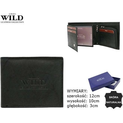 ALWAYS WILD peněženka pánská AW-N5-MAL Black