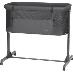 KikkaBoo Мини бебешка кошара Noah Dark Grey 2025 - KikkaBoo