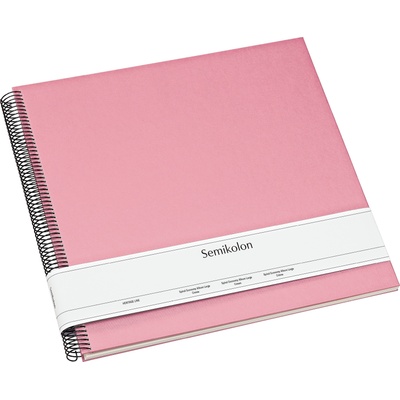 Semikolon Фотоалбум Uni Economy с бели карти голям розов (364034)