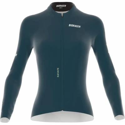 Bioracer Дамска фланелка с дълъг ръкав за колоездене Bioracer Women's Epic Long Sleeve Jersey Cycling jersey - Graphite Blue (156-3078-0212)