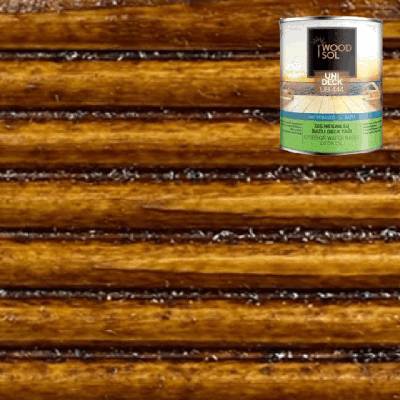 Wood Sol Unideck UB-444 Светъл махагон - Цветно масло за декинг на водна основа 0.75л (6669)