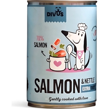 DIVUS Консерва бавно приготвено меню със сьомга