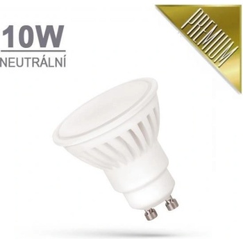 Spectrumled LED žárovka PREMIUM 10W 18xSMD2835 GU10 910lm NEUTRÁLNÍ BÍLÁ