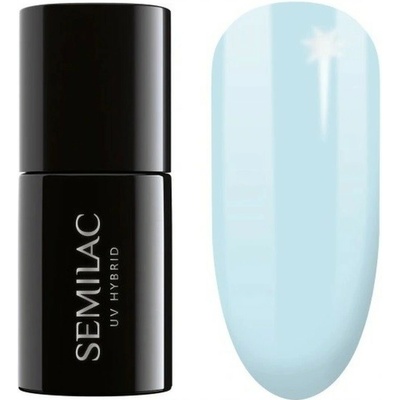 Semilac hybridní lak 386 Blue Cloud 7 ml