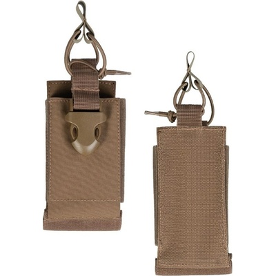 Mil-tec na vysielačku uchytenie suchým zipsom coyote