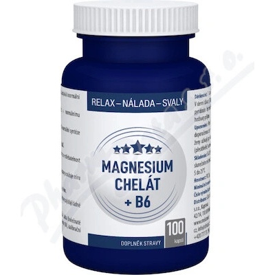 Magnesium chelát + B6 100 kapsúl