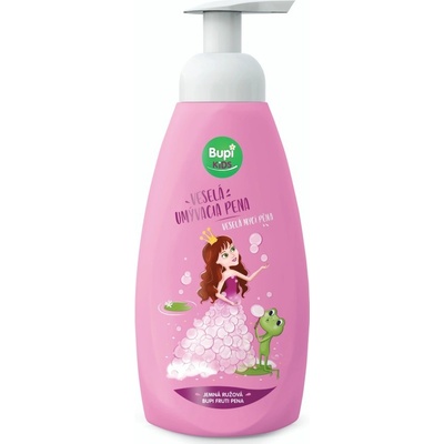 BUPI KIDS Veselá mycí pěna jemná růžová 500 ml