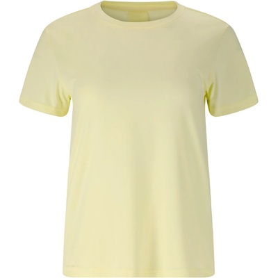 ATHLECIA Дамска тениска ATHLECIA Women's Pacy V2 S/S Tee Sport shirt - Transparent Yellow - размер 42 (EU) (916-4798-0715)