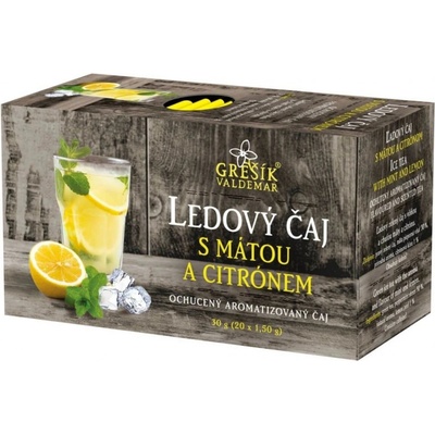 Grešík Ledový čaj s mátou a citrónem 20 x 1,5 g