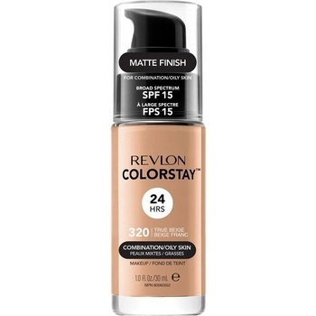 Revlon Cosmetics ColorStay dlhotrvajúci zmatňujúci make-up pre mastnú a zmiešanú pleť 320 True Beige 30 ml