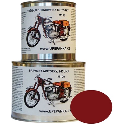 U PEPÁNKA s.r.o. Barvy na motorky Jawa Originální 2-K UHS barva M100, ČSN 8850 červená tmavší 0,15L – Hledejceny.cz