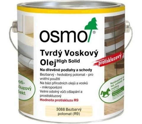 Osmo 3088 Tvrdý voskový olej protiskluzný 0,75 l Bezbarvý