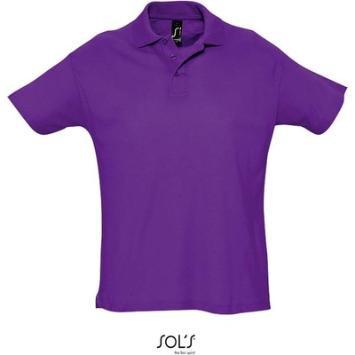 Sol's Summer II Piqué polo fialové dark