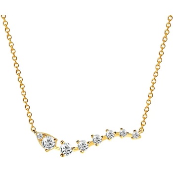 Image 1 of SAVICKI Колие savicki: позлатено сребро. кубичен цирконий