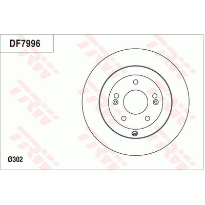 Brzdový kotouč TRW DF7996
