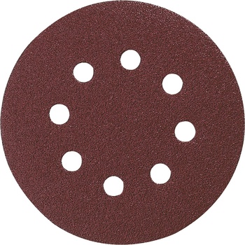 Makita P-43549 papier brúsny suchý zips 125mm 8 dier K60, 10ks = old P-00480