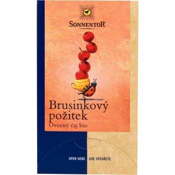 Sonnentor Brusinkový požitek bio ovocný čaj porcovaný 50.4 g