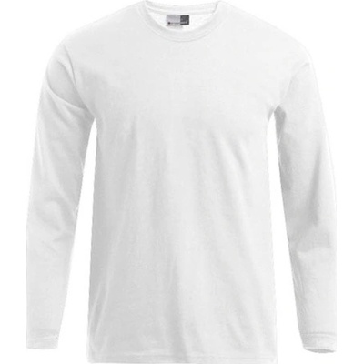 Promodoro pánske tričko s dlhým rukávom E4099 white