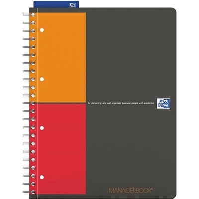 Oxford International Managerbook A4+ Linajkový
