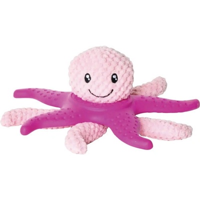 Kiwi Hračka pes OCTOPUS & STARFISH plyš TPR růžov27 cm