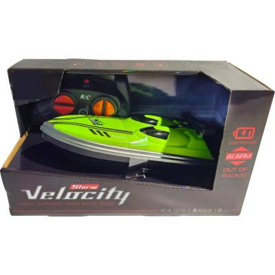 Sparkys R/C Rychlostní Člun Velocity 2.4 GHz Lime Zelená 1:16